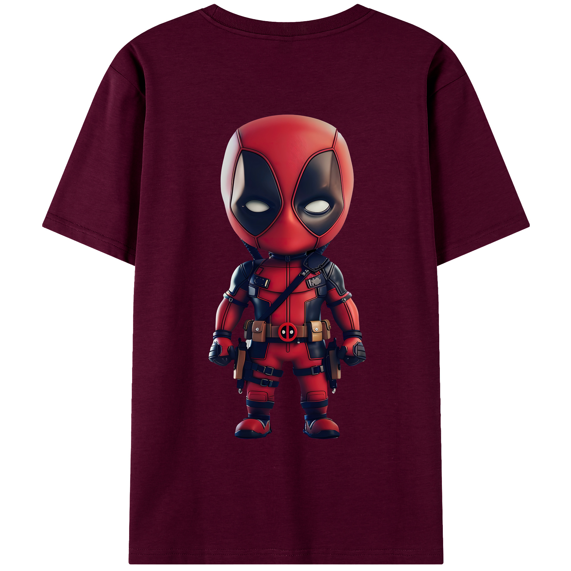 （画像用） Deadpool デッドプール レディース半袖Tシャツ(バックプリント)